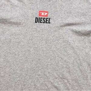 Diesel Light Gray Short Sleeve T-Shirt